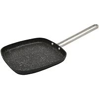THE ROCK by Starfrit 6" Personal Griddle Pan With Stainless Steel Wire Handle