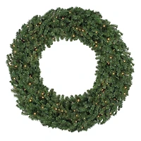 5ft. Pre-Lit Commercial Canadian Pine Artificial Christmas Wreath
