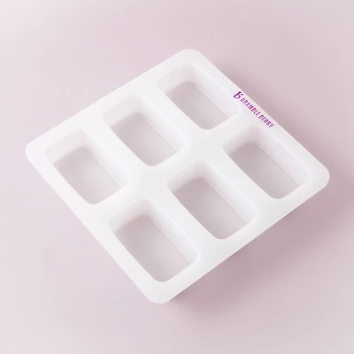 Bramble Berry 6 Cavity Silicone Rectangle Mold