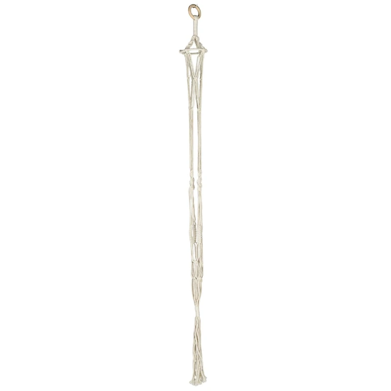 Hello Honey® 57" Natural Cotton Macrame Plant Hanger