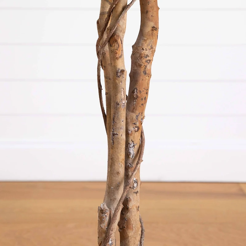 5ft. Artificial Halloween Black Ficus Tree with Natural Trunk