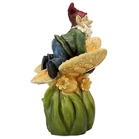 Design Toscano 19.5" On a Butterfly's Back Garden Gnome Statue