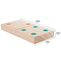 Toy Time Giant Wooden Dominoes Set