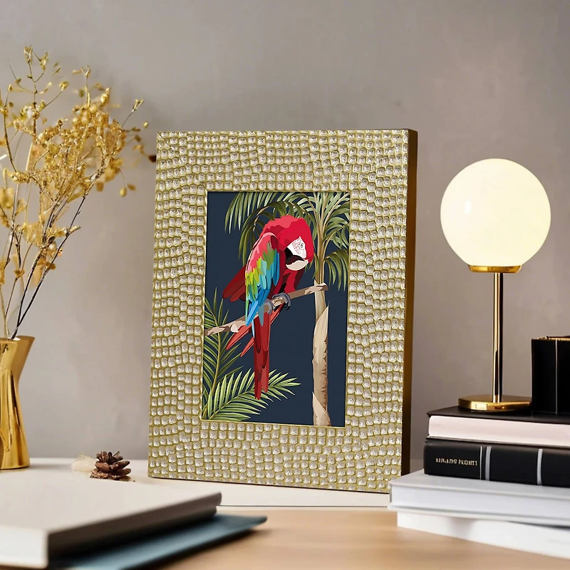 Safari 5" x 7" Gold Dimple Textured Frame by Ashland®