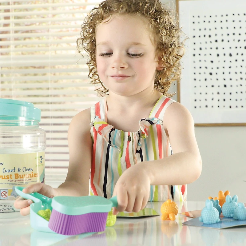 Learning Resources Count & Clean Dust Bunnies Gross Motor Game