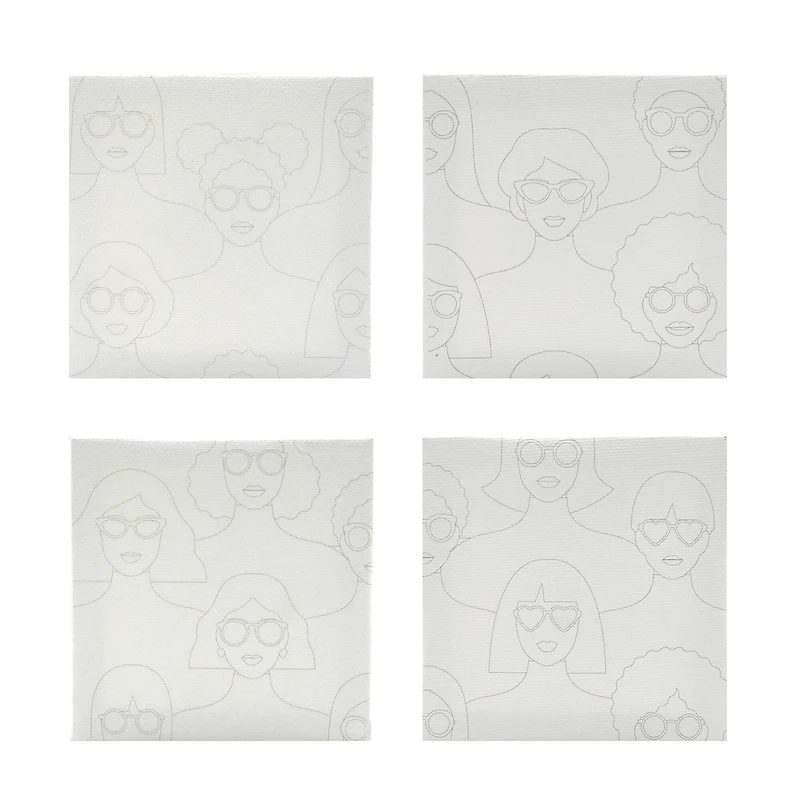 People Mini Canvas Painting Kit by Craft Smart®