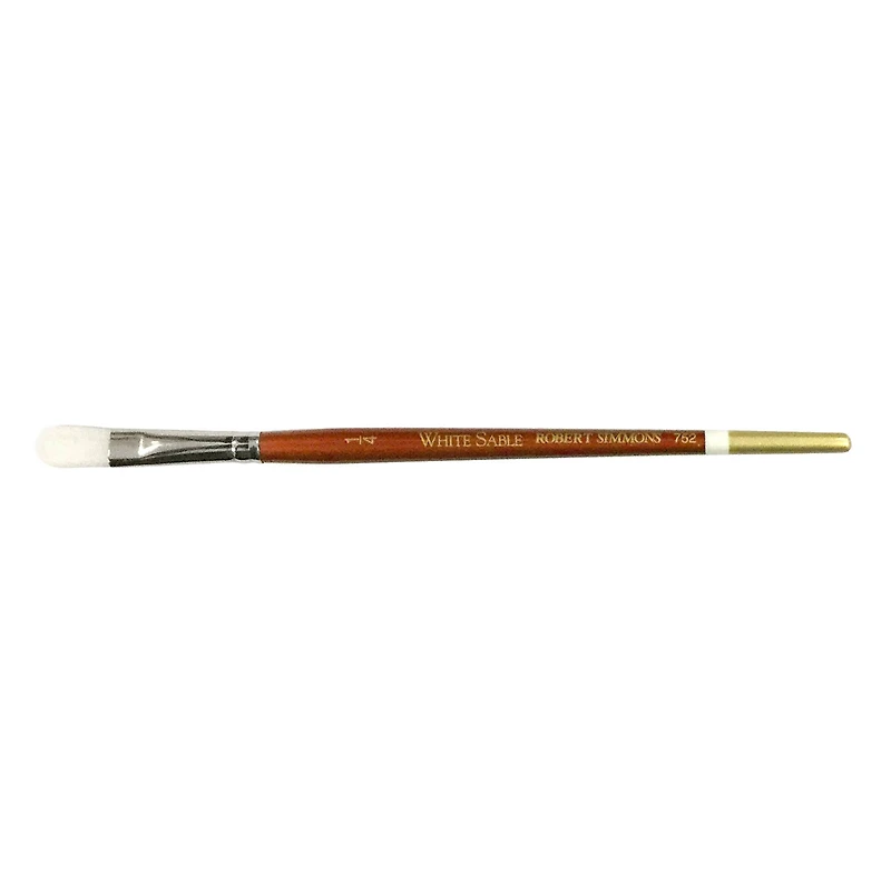 Robert Simmons White Sable Short Handle Oval Wash Brush