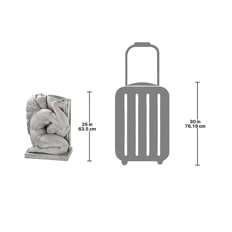 Design Toscano 25" Juturna Water Goddess Garden Statue