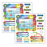 TREND Enterprises® Star Calendar Bulletin Board Set, 2 Sets