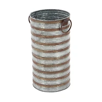 Metallic Farmhouse Planter Set 20" & 16"