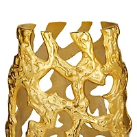 20" Contemporary Aluminum Vase