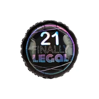 18" 21 Finally Legal Balloon