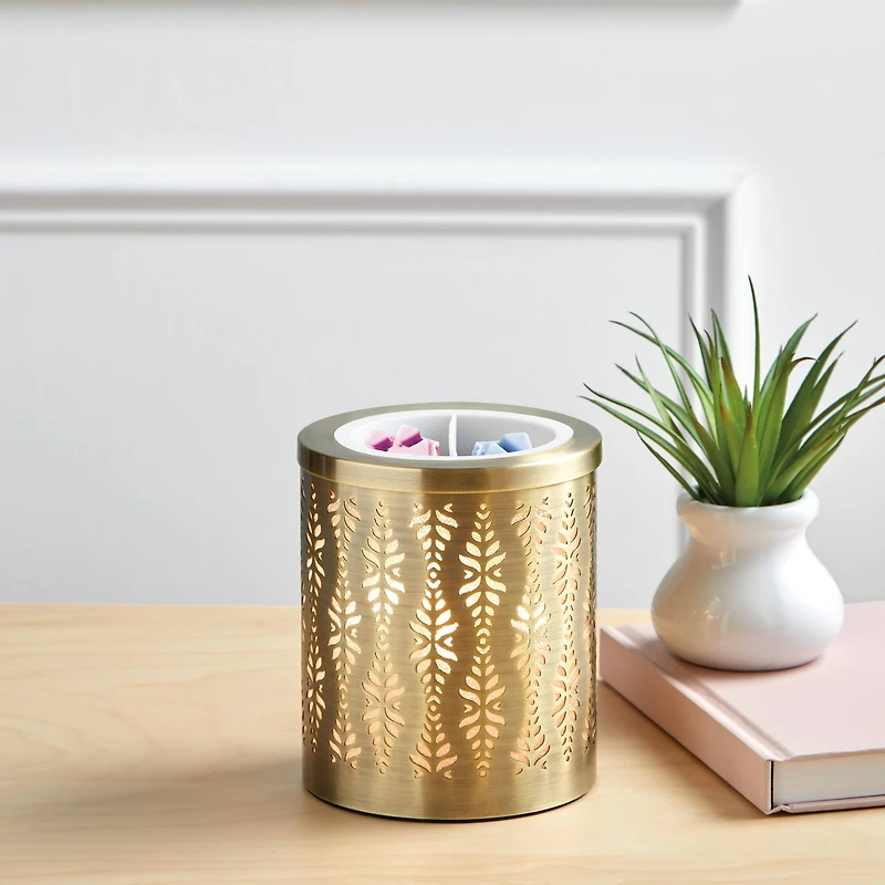 5" Gold Metallic Wax Warmer by Ashland®
