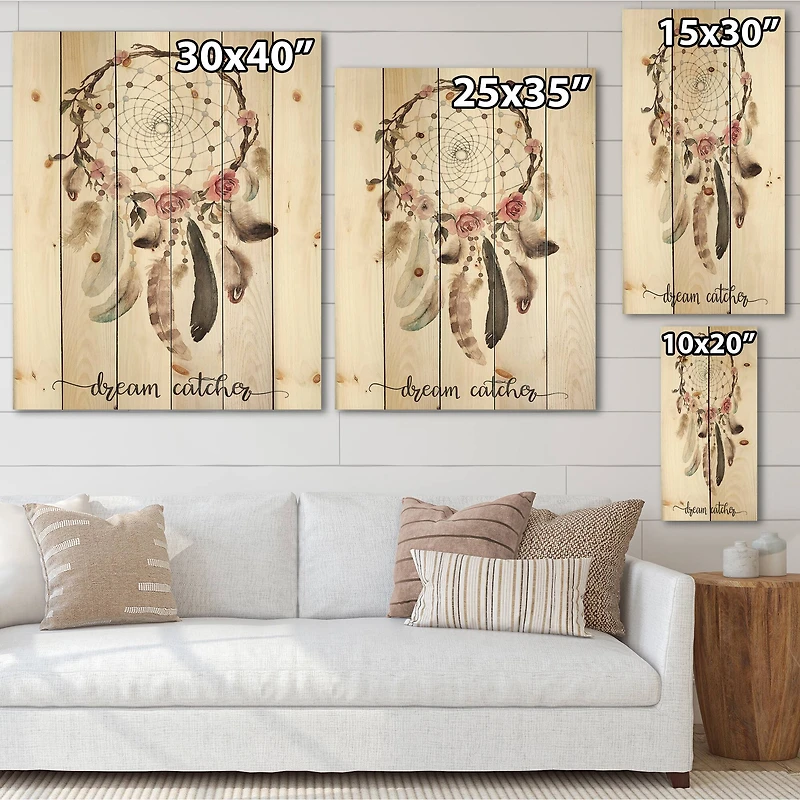 Designart - Dream Catcher With Ethnic Feathers