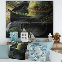 Designart - Old Watermill In Nature Landscape