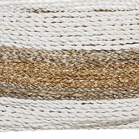 White & Brown Nesting Storage Basket Set