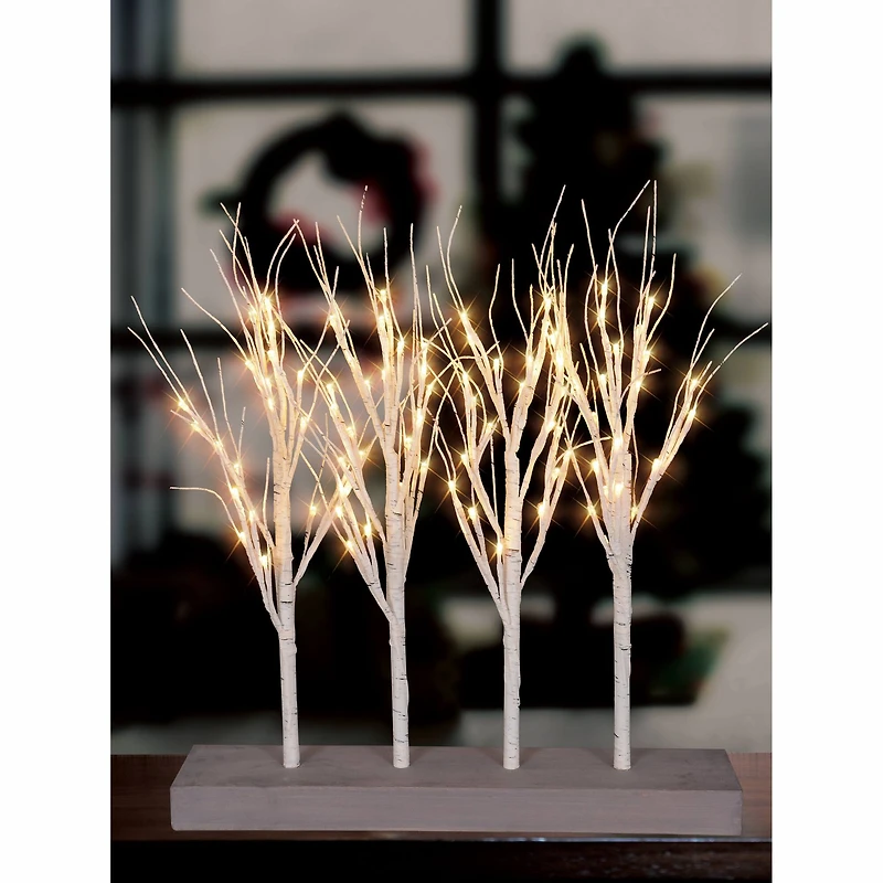 19.5" Warm White LED Cluster Tree