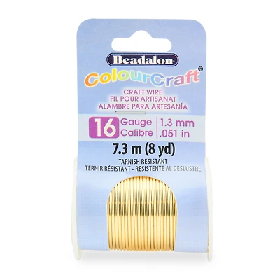Beadalon® ColourCraft® 1.3mm Craft Wire