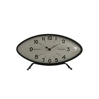 Hello Honey® Metal Retro Oval Mantel Clock