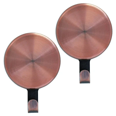 Haute Decor Attract™ Brushed Copper Magnetic Wreath Hanger, 2ct.