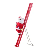 Mr. Christmas 17" Animated Single Ladder Climbing Santa