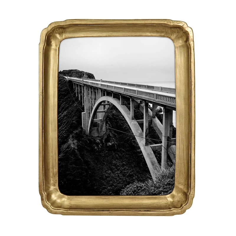 Treasured Finds 5" x 7" Gold Tray Tabletop Frame by Studio Décor®