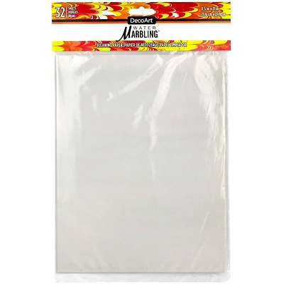 DecoArt® Water Marbling Cleaning Paper, 32ct.