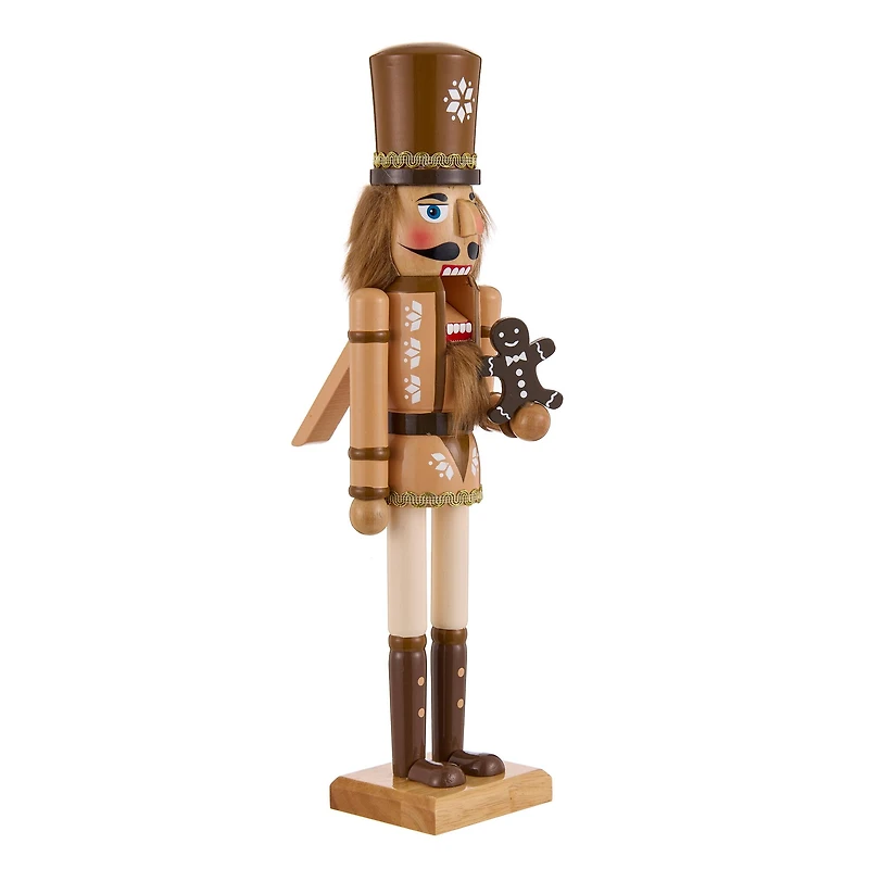 15.75" Gingerbread Nutcracker with Gingerbread Man by Ashland®