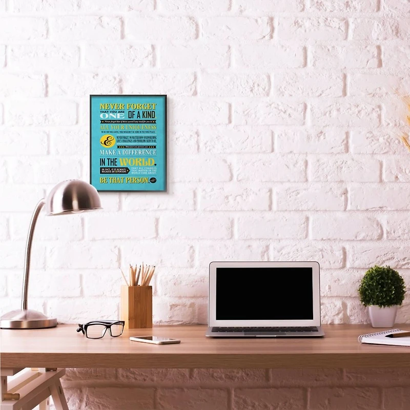 Stupell Industries One Of A Kind Inspirational Framed Wall Art