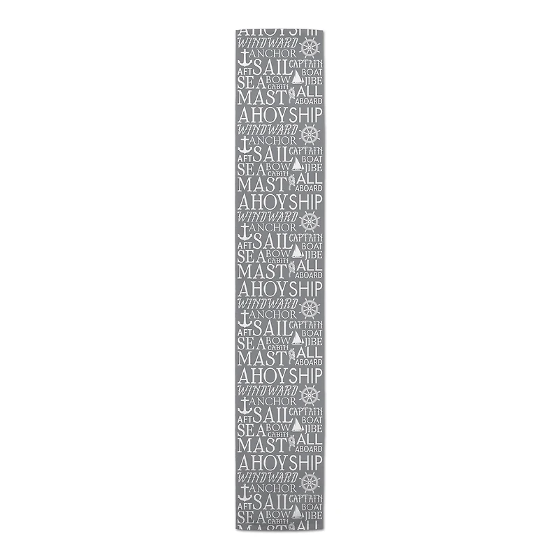 Beach Words Indoor/Outdoor Table Runner