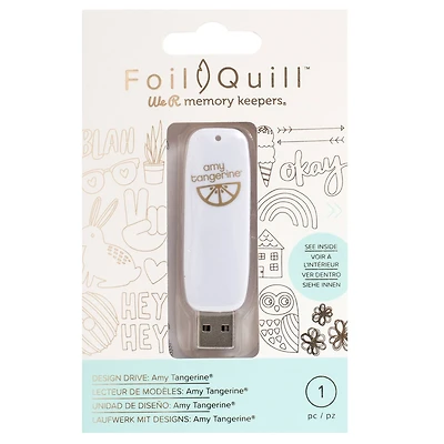 We R Memory Keepers® Foil Quill™ USB Artwork Drive by Amy Tangerine