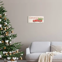 Stupell Industries Christmas Deliveries Red Truck Wall Plaque Art