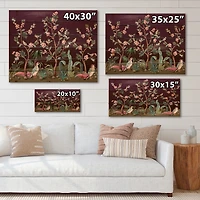 Designart - Chinoiserie With Birds and Peonies I