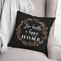 Love Builds a Happy Home Indoor/Outdoor Pillow