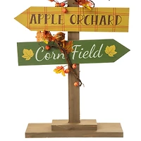 Glitzhome® 42.5" Fall Wooden Pumpkin Patch Porch Sign