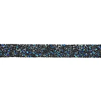 3/4" Black & Blue Iridescent Diamond Trim by Celebrate It® Fashion Mode