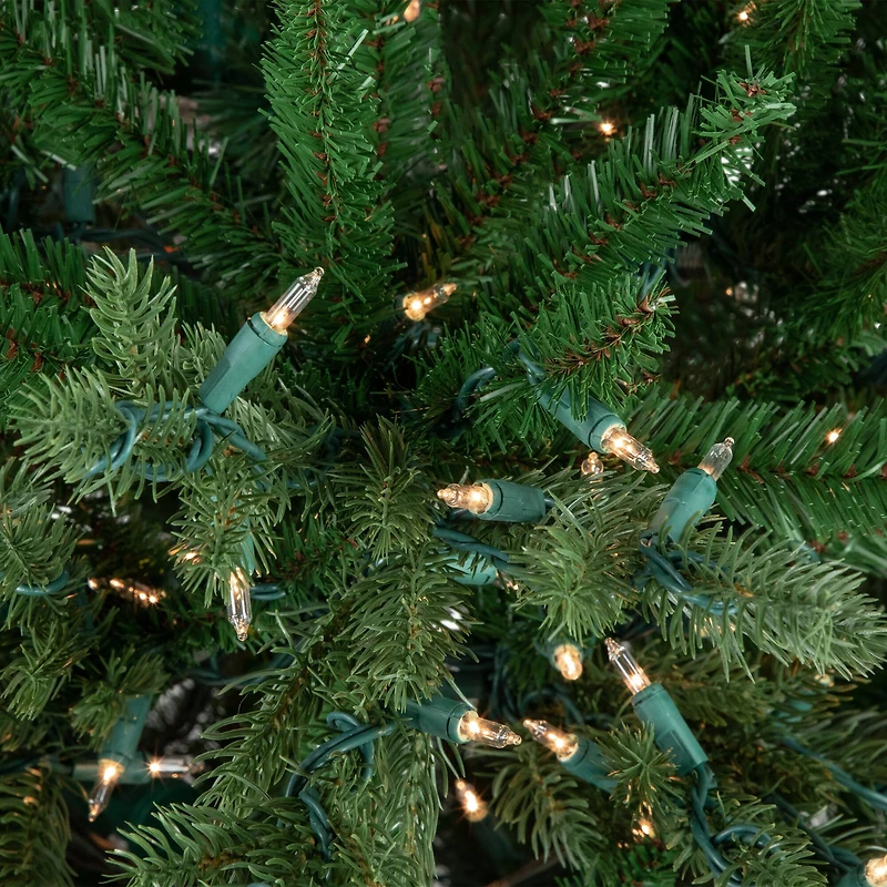 6ft. Pre-Lit Grande Spruce Medium Artificial Christmas Tree, Clear Lights
