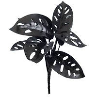11.75" Black Broken Heart Monstera Bush by Ashland®