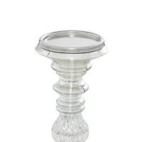 Silver Metal Traditional Candle Holder Set, 2ct.