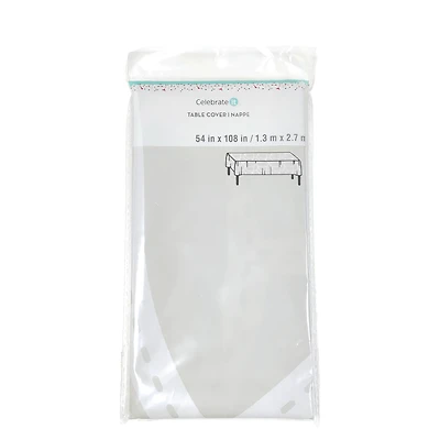 54" x 108" Road Tracks Plastic Table Cover by Celebrate It™