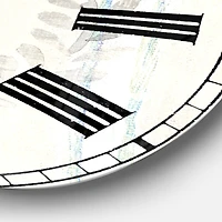 Designart 'Farmhouse Florals Viii Farmhouse Wall Clock