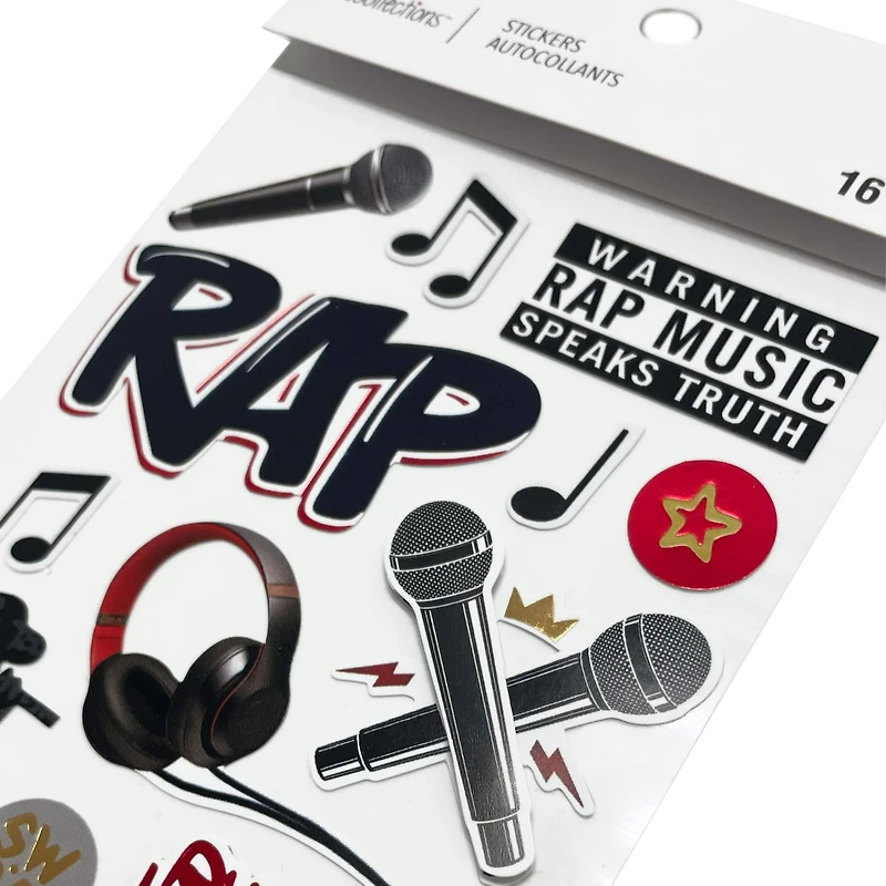 Rap Music Stickers by Recollections™