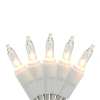 20ct. White Outdoor Mini Patio Umbrella String Lights