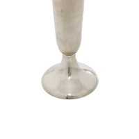 The Novogratz 14" Silver Aluminum Traditional Vase