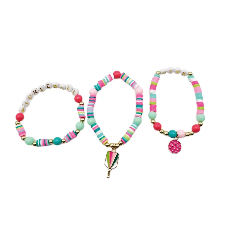 Pickleball Bracelet Set by Fab Finds