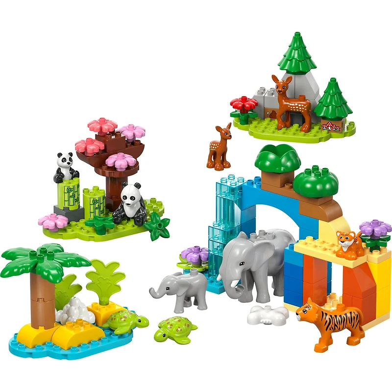 LEGO® DUPLO® Town 3in1 Wild Animal Families Set Learning Toy 10446