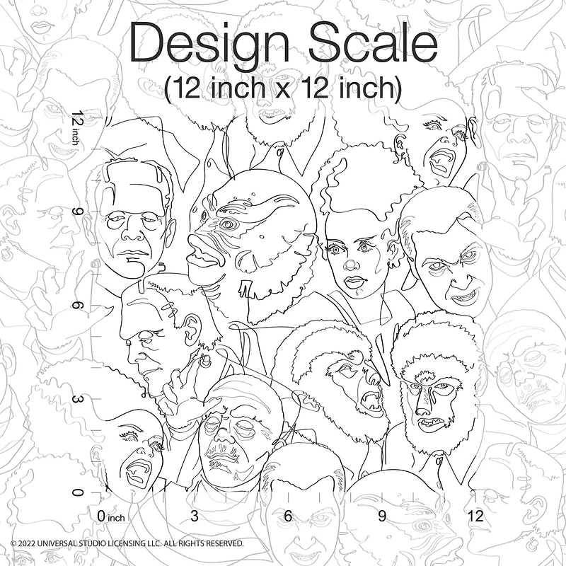 RoomMates Universal Classic Monsters Peel & Stick Wallpaper