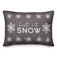 Let it Snow 20" x 14" Spun Poly Pillow
