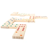 Toy Time Giant Wooden Dominoes Set