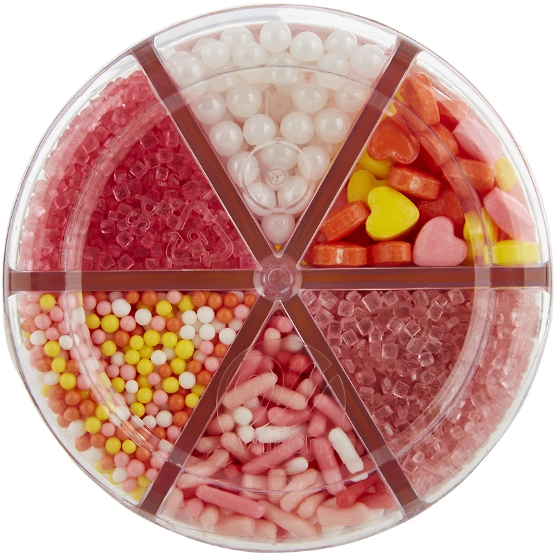 Wilton® Primary Pinks 6-Cell Sprinkle Mix